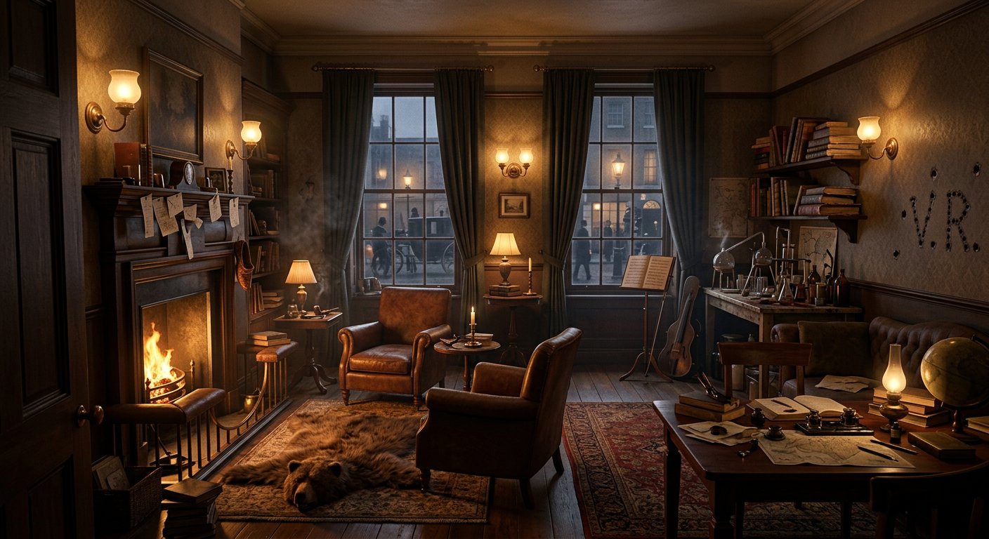 Le salon du 221B Baker Street